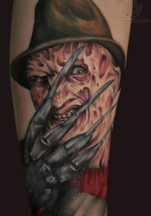 Beautiful Freddy Krueger Tattoo Picture